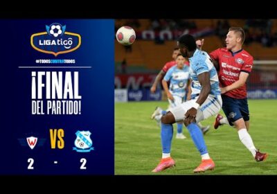 ¡Final del partido! Wilstermann comenzó ganando, pero no pudo sostener el triunfo ante Vaca Diez.
