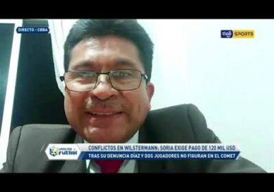 Julio Torrico – vicepresidente del Wilstermann: “La falsedad de la firma tiene que investigarse”.