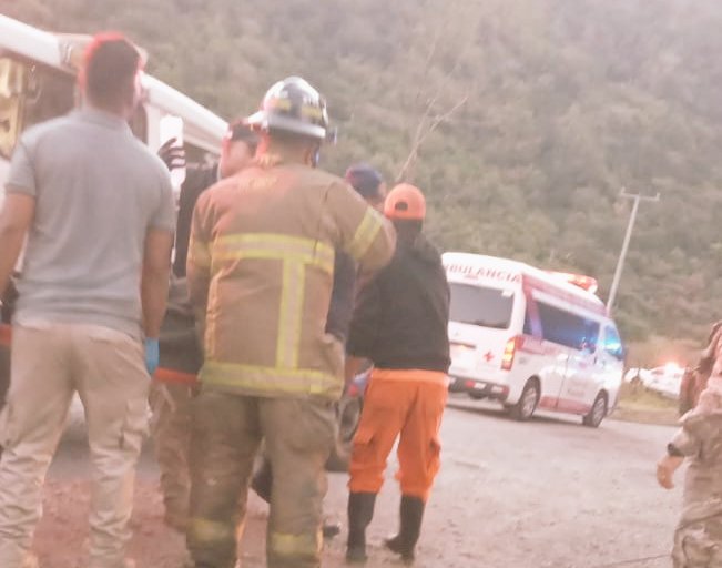 Los servicios de rescate en el lugar del accidente en Panamá