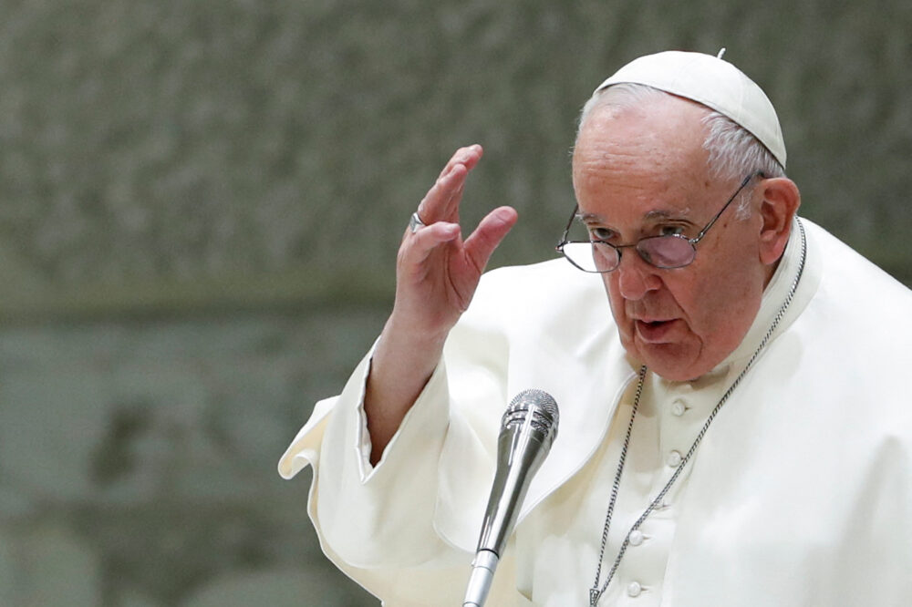El papa Francisco en la audiencia de este miércoles (REUTERS/Remo Casilli)