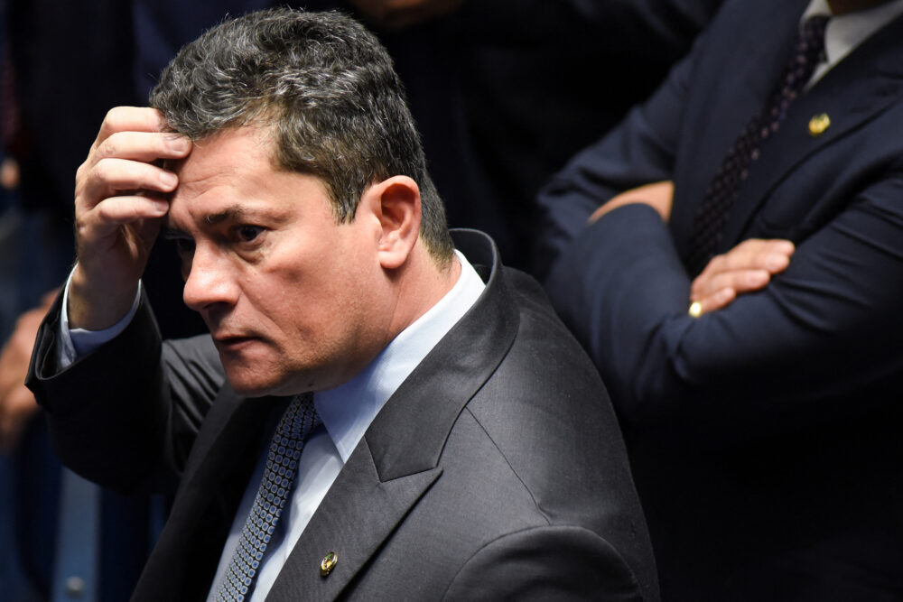 Sergio Moro, del partido Unión Brasil, presentó un proyecto de ley para eliminar la Fiscalía Nacional de Defensa de la Democracia. (REUTERS/Ton Molina)