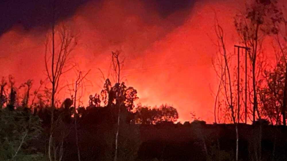 Incendio en Chillán.