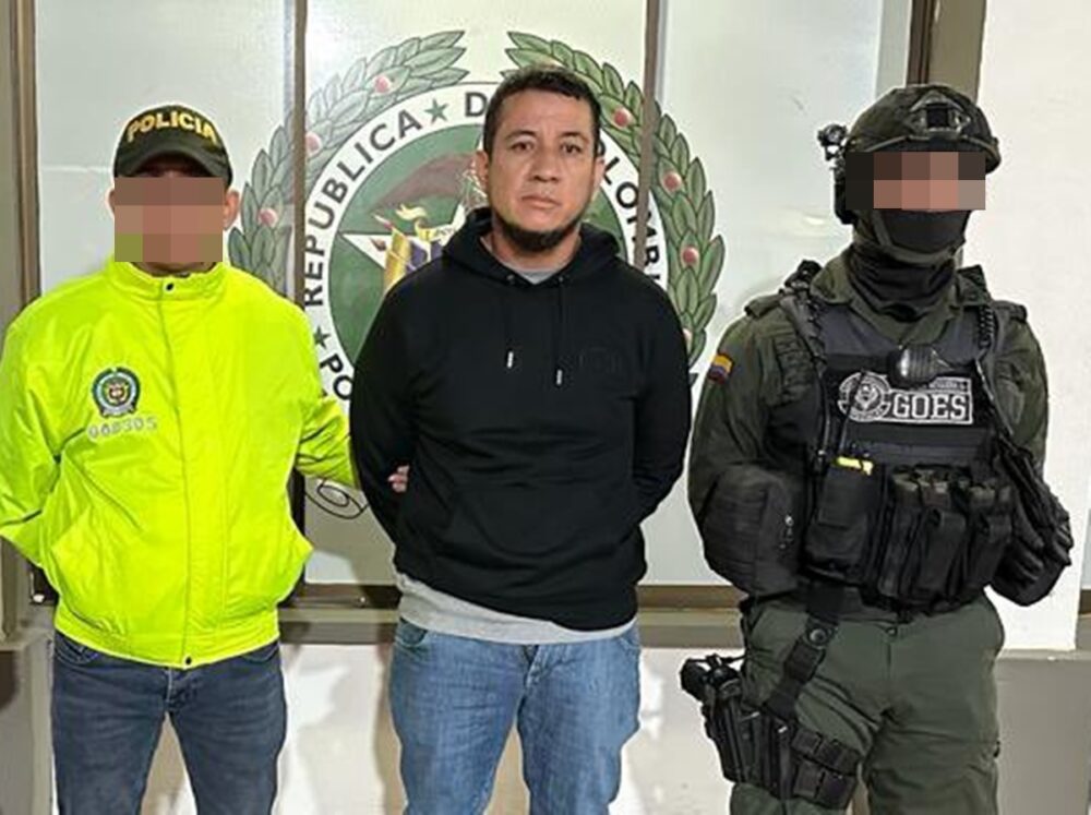 El Gato Farfán fue detenido por la Policía de Colombia (Foto:Twitter/PoliciaColombia)