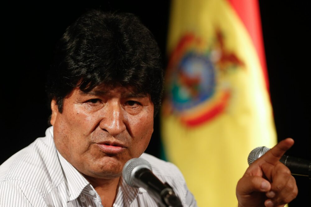Evo Morales sostiene que en 2019 sufrió un golpe de Estado (EFE/Juan Ignacio Roncoroni)