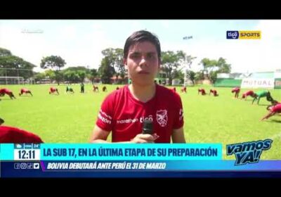 Sub 17, en la última etapa de su preparación. Bolivia debutará ante Perú el 31 de marzo.