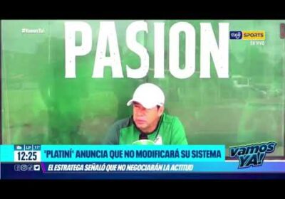 ‘Platiní’ anuncia que no modificara su sistema. El estratega señaló que no negociarán la actitud.