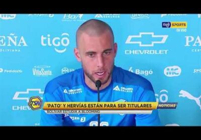 ‘Pato’ y Hervías están para ser titulares. Bolívar estudia a Blooming.