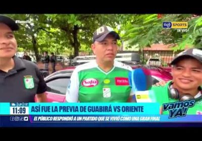 Así fue la previa de Guabirá vs. Oriente. El público respondió a un partido como una gran final.