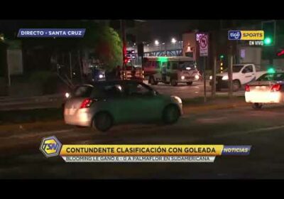 Contundente clasificación con goleada. Blooming le ganó 6-0 a Palmaflor en Sudamericana.