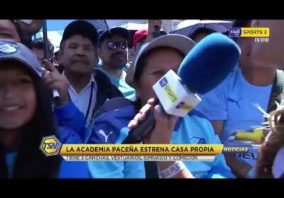 🚨La Academia paceña estrena casa propia.