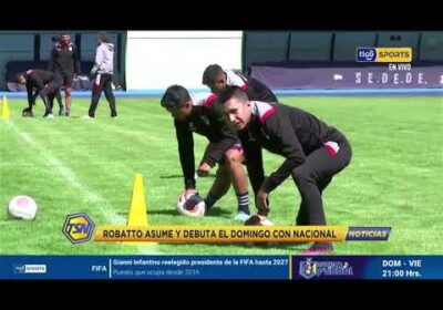 Robatto asume y debuta el domingo con Nacional.