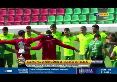 Costas y su evaluación de estos 5 días de trabajo. El DT. también habló del inicio de Eliminatorias.