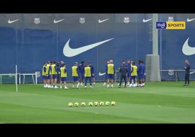 Así fue el último entrenamiento del Barcelona 🔴🔵 en su Ciudad Deportiva Joan Gamper