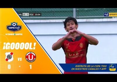 24’ ¡Gol de FC Universitario! Abrió el marcador en Potosí y golpeó la visita con Víctor Ábrego
