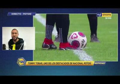 🚨Tommy Tobar, uno de los destacados de Nacional Potosí habló en EXCLUSIVA con Tigo Sports Noticias.
