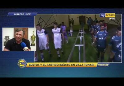 🚨Carlos Bustos se refirió al partido inédito que su equipo jugó en Villa Tunari.