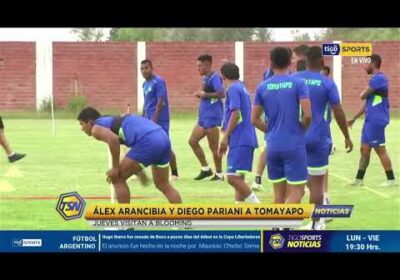 🚨Álex Arancibia y Diego Pariani a Tomayapo. Jueves visitan a Blooming.