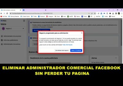 COMO ELIMINAR UN ADMINISTRADOR COMERCIAL DE FACEBOOK | BUSINESS MANAGER