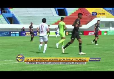 En FC. Universitario, Vidaurre lucha por la titularidad. El Timonel Illanes cuenta con todo su….
