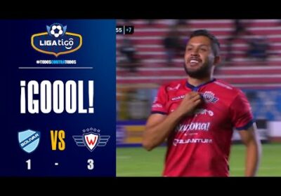 🏆¡Gol de Wilstermann! Gran zurdazo de Adriel Fernández para anotar el tercer gol cochabambino.