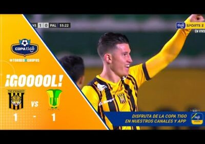 ¡Gol de The Strongest! Eugenio Isnaldo recibe dentro del área definió y marca su doblete en el Siles