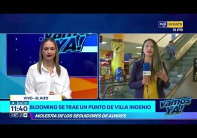 Blooming se trae un punto de Villa Ingenio. Molestia de los seguidores de Always Ready.