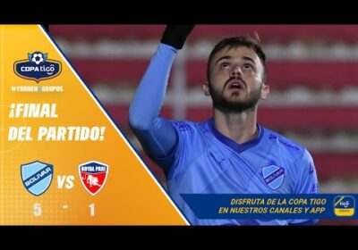 🏆¡Final del partido! Bolívar volvió al triunfo y lo hizo goleando a Royal Pari en La Paz.