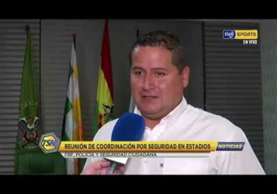 Reunión de coordinación por seguridad en estadios. FBF, policía y seguridad ciudadana.