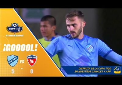 🏆¡Gol de Bolívar! Gabriel Poveda aprovecha un rebote para firmar su hat-trick en el Hernando Siles.