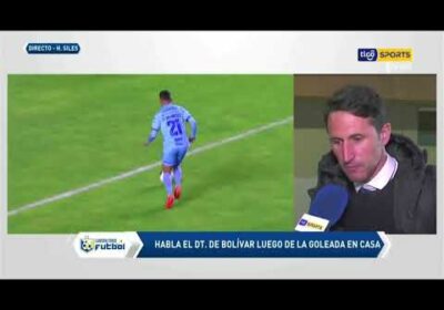 🔬Beñat San José – DT. Bolívar: “Estoy contento con el rendimiento del equipo”.