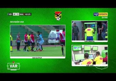 64’ ¡Tarjeta roja para Saulo Guerra! Nacional Potosí se quedó con un jugador menos tras la expulsión