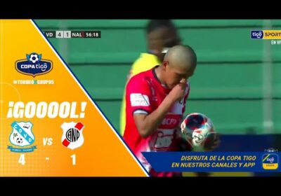 56’ ¡Gol de Nacional Potosí! Marco Gutiérrez descuenta el marcador favorable a la visita.