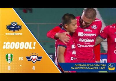 🏆42′ ¡Gol de Wilstermann! Jhon Velásquez sacó un gran disparo para anotar un golazo.
