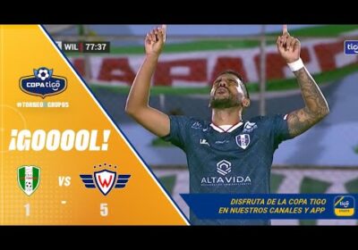 🏆77′ ¡Gol de Real Tomayapo! Nixon no falla desde los 12 pasos y descuenta para el cuadro tarijeño.