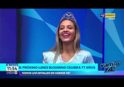 Blooming cumple 77 años este primero de mayo. El club sacó una polera conmemorativa.