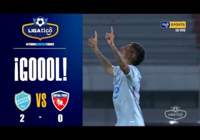 48′ ¡Gol de Aurora! Jair Torrico anota el segundo gol local tras conectar de cabeza y vencer