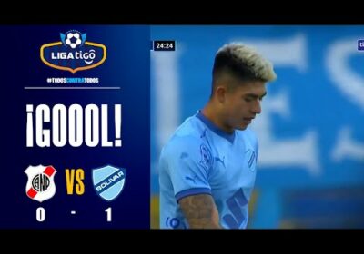 25’ ¡Gol de Bolívar! Gabriel Villamil sorprende en el área para empujar el balón y poner en ventaja