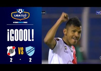 85′ ¡Gol de Nacional Potosí! Saulo Guerra sacó un tremendo disparo para igualar el compromiso.