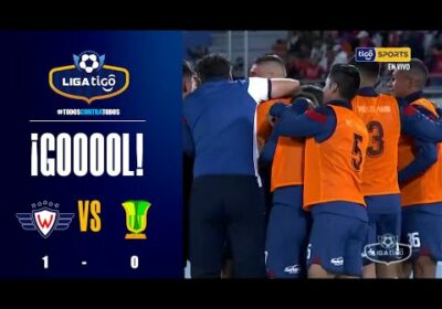 ¡Gol de Wilstermann! Rudy Cardozo abre el marcador en el Félix Capriles.