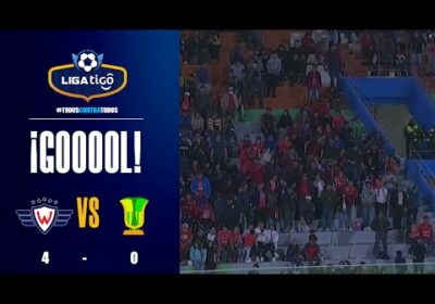 ¡Gol de Wilstermann! Vladimir Castellón firma un doblete y anota el cuarto gol del ‘Aviador’.