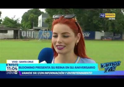 VamosYa❗️Valentina Mercado, la nueva Reina de Blooming. La academia cruceña cumple 77 años.