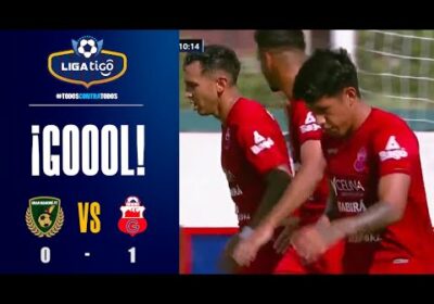 🏆10’ ¡Gol de Guabirá! Centro de Gustavo Peredo que se desvía en Leandro Zazpe y termina en el arco.
