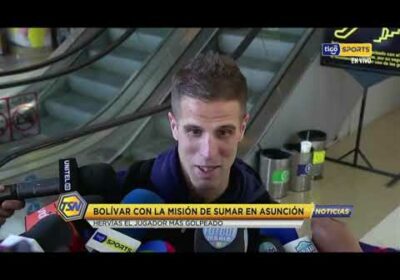 Bolívar con la misión de sumar en Asunción. Hervías el jugador más golpeado.