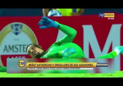 🚨Beñat satisfecho y orgulloso de sus jugadores por el gran resultado ante Cerro Porteño.