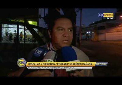 🚨Rescalvo y dirigencia ‘Atigrada’ se reúnen mañana. El español mañana dirigirá la práctica.