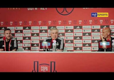 Pablo Fernández tuvo oportunidad de hablar con Carlo Ancelotti previo a la final de la Copa del Rey