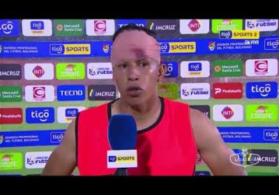 Estas fueron las palabras de Gustavo Peredo jugador Tigo del partido