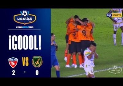 90+2′ ¡Gol de Royal Pari! Gran jugada que finaliza con una derecha Erik Correa para ampliar ventaja