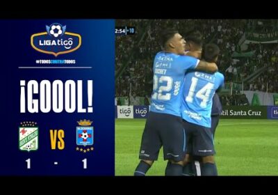 🏆90+12′ ¡Gol de Blooming! Gastón Rodríguez cambia penal por gol para igualar el clásico cruceño.
