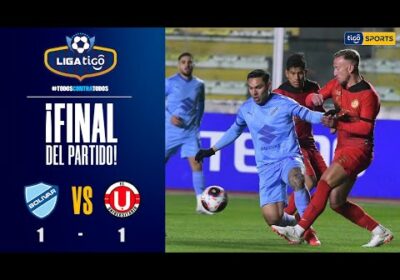 🏆¡Final del partido! Bolívar rescató un punto en su casa y terminó empatando ante FC Universitario.